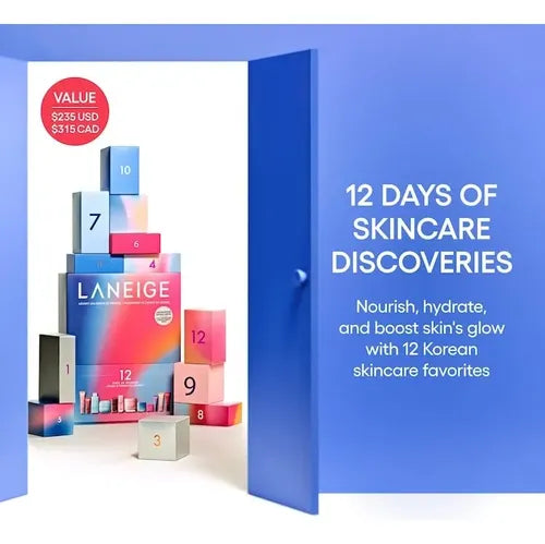 Calendario De Adviento Navidad Laneige 12 Dias