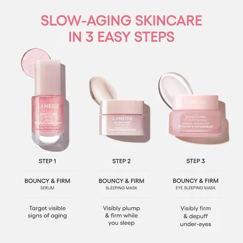 Laneige Kit Bouncy Skin Cuidado Facial De Viaje
