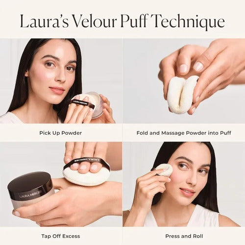 Set De Regalo Navidad Laura Mercier Polvo Y Borla