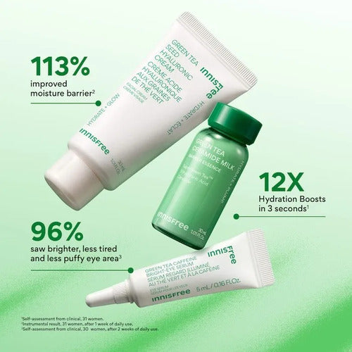 Set De Regalo Navidad Innisfree Te Verde Mini