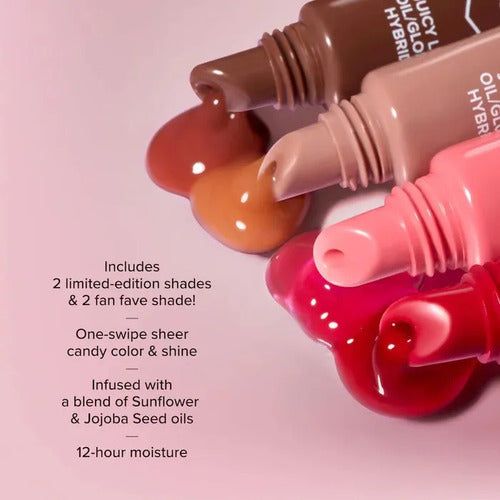 Too Faced Set De Regalo Kissing Jelly Brillos Labiales