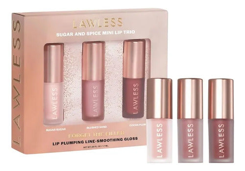 Set De Regalo Navidad Lawless Trio Labios Mini