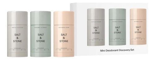 Set De Regalo Navidad Salt Stone Desodorantes Mini
