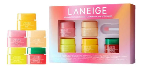 Set De Regalo Navidad Laneige Midnight Minis Labios
