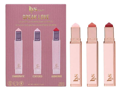 Lys Beauty Kit Mini Speak Love 3 Bálsamos Labiales