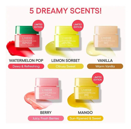 Set De Regalo Navidad Laneige Midnight Minis Labios