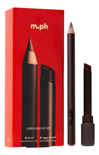 Set De Regalo Navidad M Ph Labial Y Delineador