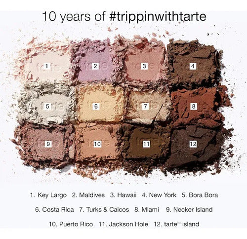 Tarte Paleta De Sombras Trippin With Tarte Navidad