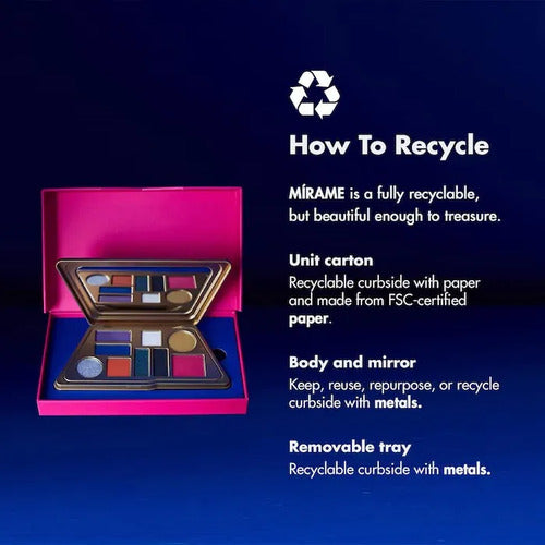 Aora México Paleta Mírame Sombras Mate Metálicas Navidad