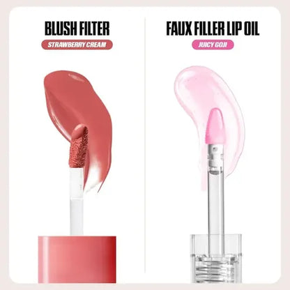 Set De Regalo Navidad Huda Beauty Rubor Y Brillo