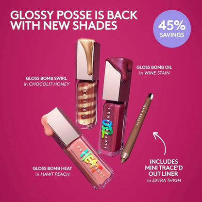Fenty Beauty Set De Regalo Glossy Posse IX 4 Labiales