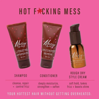 Set De Regalo Navidad Messy Hot Mess Peinado Mini