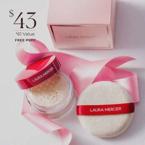 Set De Regalo Navidad Laura Mercier Polvo Y Borla