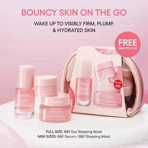 Laneige Kit Bouncy Skin Cuidado Facial De Viaje