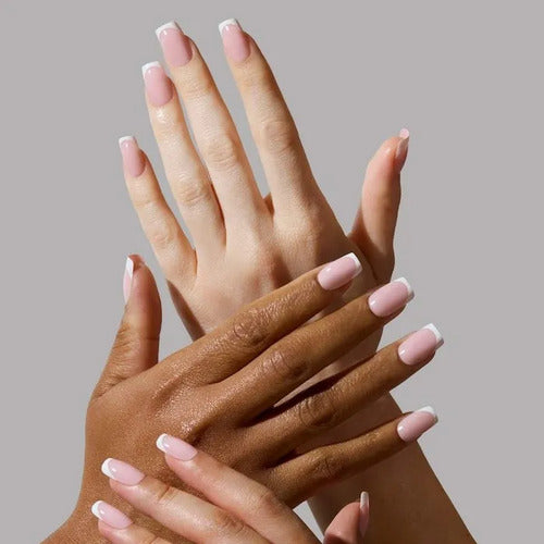 Set De Regalo Navidad Glamnetic Uñas Postizas Rosa