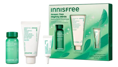 Set De Regalo Navidad Innisfree Te Verde Mini