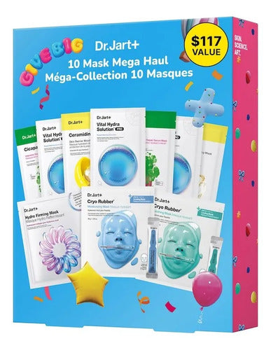Set De Regalo Navidad Dr Jart 10 Mascarillas