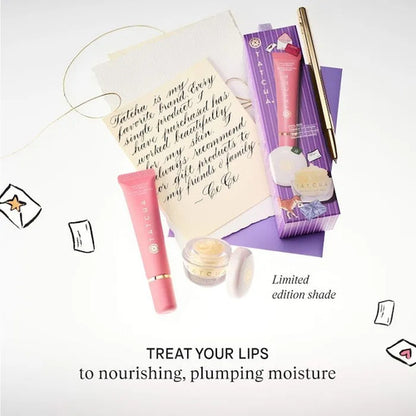 Set De Regalo Navidad Tatcha Glossy Golden Labios