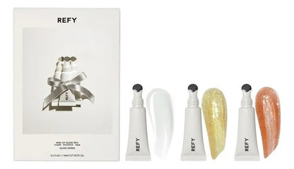 Set De Regalo Navidad Refy Trio Brillo Labial Mini