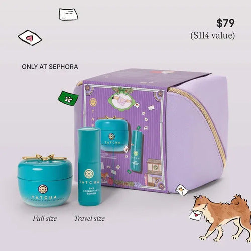 Tatcha Kit Facial Longevity Energizing Strengthening