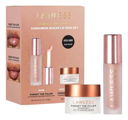 Set De Regalo Navidad Lawless Labios Cinnamon Sugar