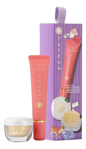 Set De Regalo Navidad Tatcha Glossy Golden Labios