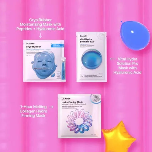 Dr Jart Kit De Regalo Hyper Hydrating 3 Mascarillas