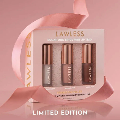 Set De Regalo Navidad Lawless Trio Labios Mini