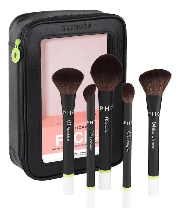 Sephora Collection Set De Regalo Navidad Brochas Rostro
