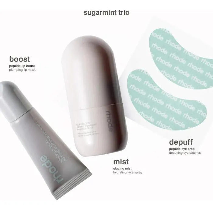 Rhode Set De Regalo Navidad Sugarmint Trío Skincare