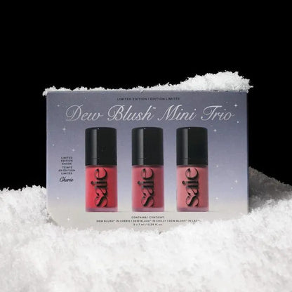 Saie Set De Regalo Navidad Trío Mini Dew Blush Rubores