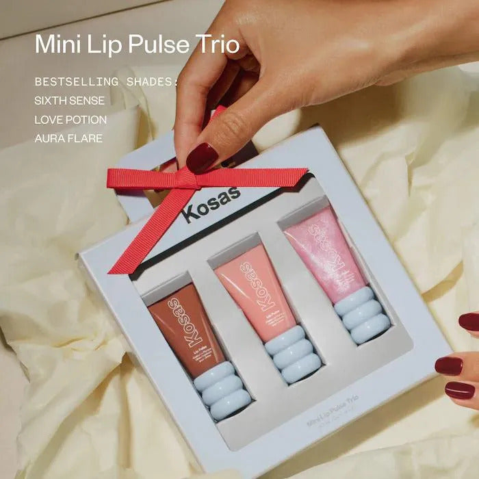Kosas Set De Regalo Navidad Mini Lip Pulse Labios