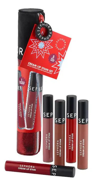 Sephora Collection Set De Regalo Navidad 5 Labiales