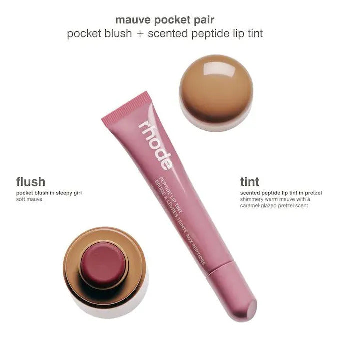 Rhode Set De Regalo Navidad Pocket Pair Labios Y Rubor