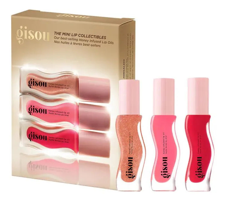 Gisou Set De Regalo Navidad Trío De Labios Mini