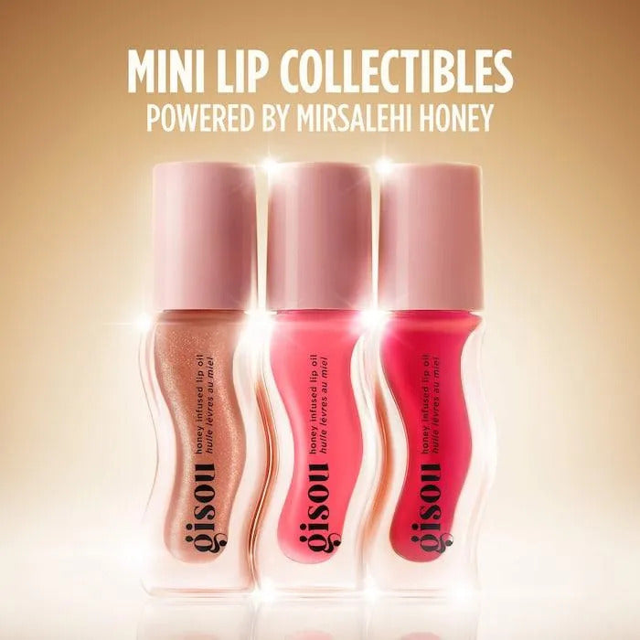 Gisou Set De Regalo Navidad Trío De Labios Mini