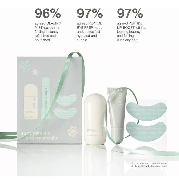 Rhode Set De Regalo Navidad Sugarmint Trío Skincare