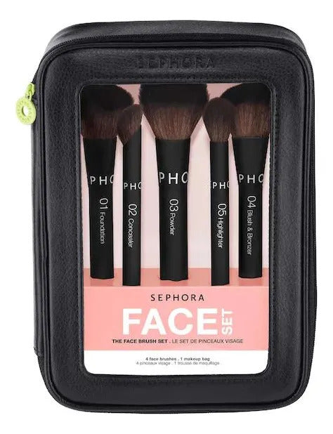 Sephora Collection Set De Regalo Navidad Brochas Rostro