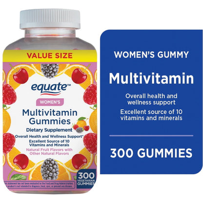 Equate multivitamínico mujer 300 ct vegetarianas