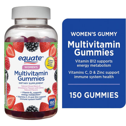 Equate multivitamínico mujer frutos rojos 150 ct