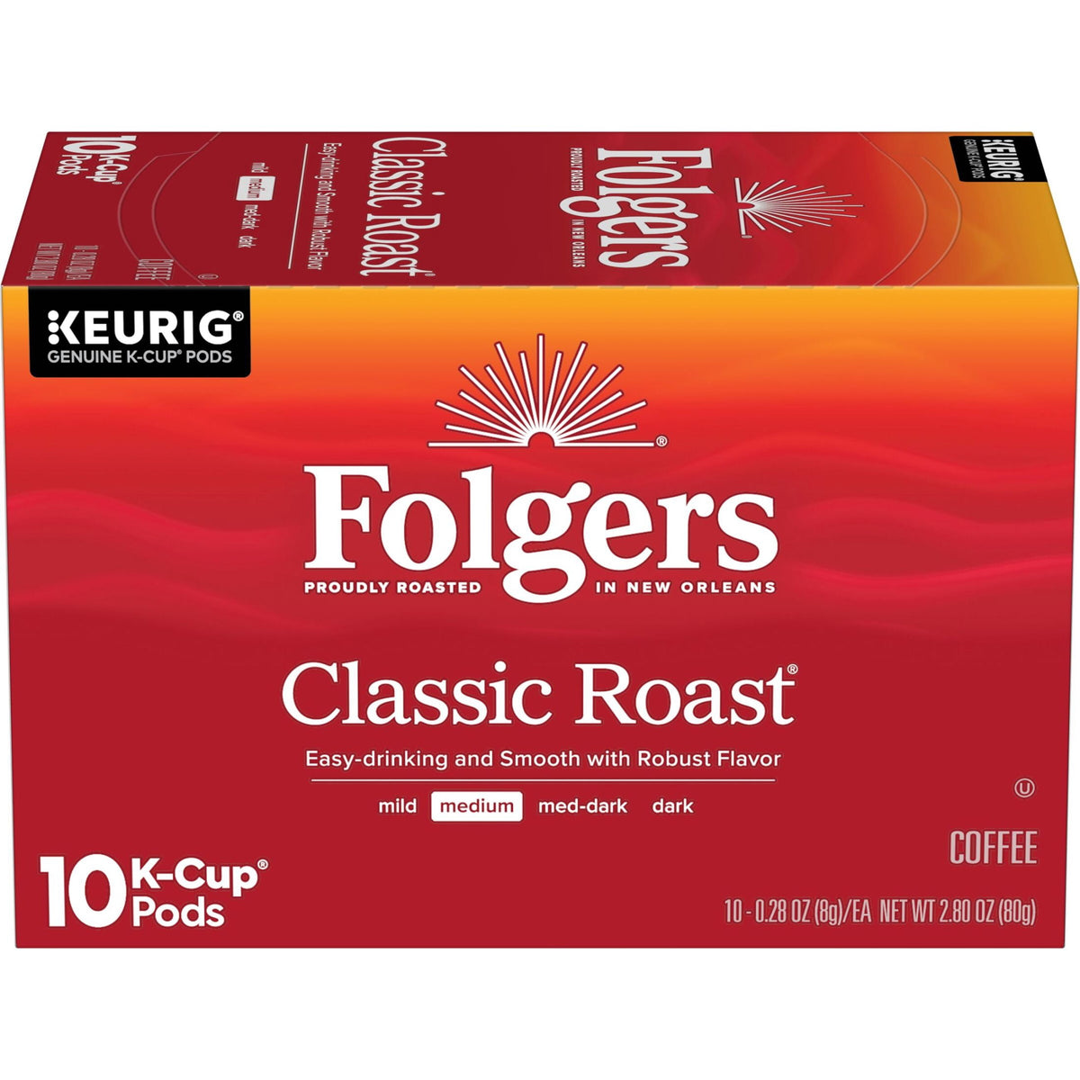 Café Folgers Classic Roast K-Cup 10 Pack 3