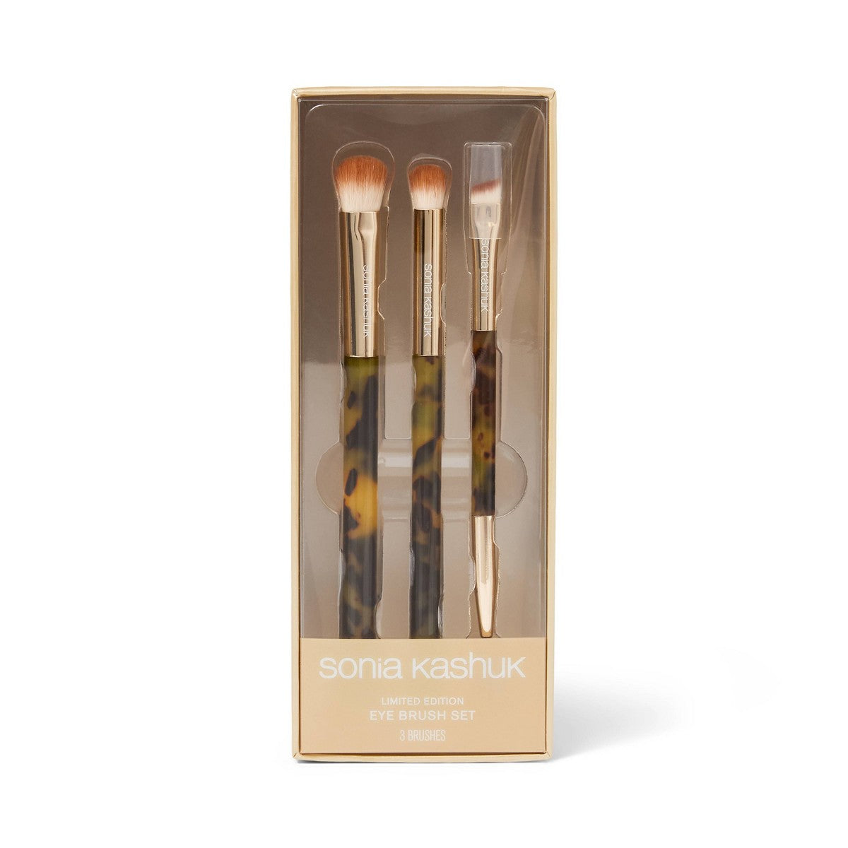 Sonia Kashuk Tortoise Set 3 Brochas Maquillaje Ojos