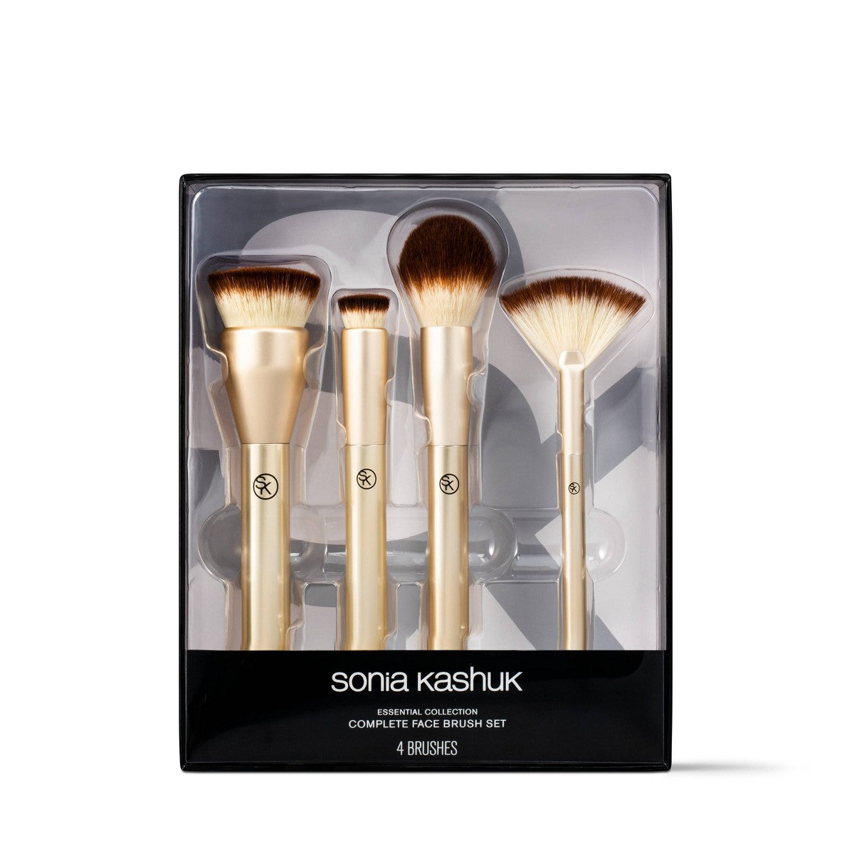 Sonia Kashuk Essential Set 4 Brochas Rostro Maquillaje