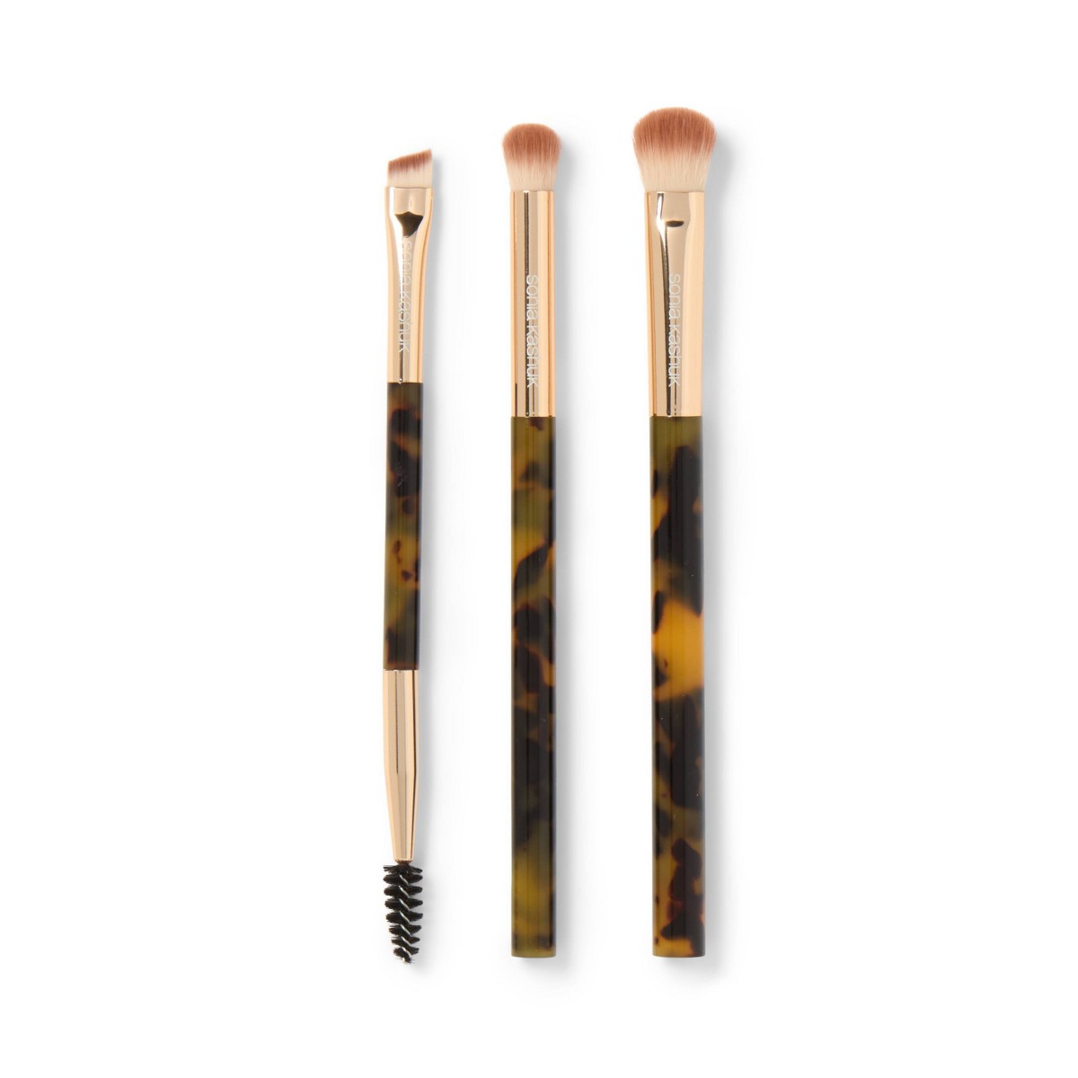 Sonia Kashuk Tortoise Set 3 Brochas Maquillaje Ojos