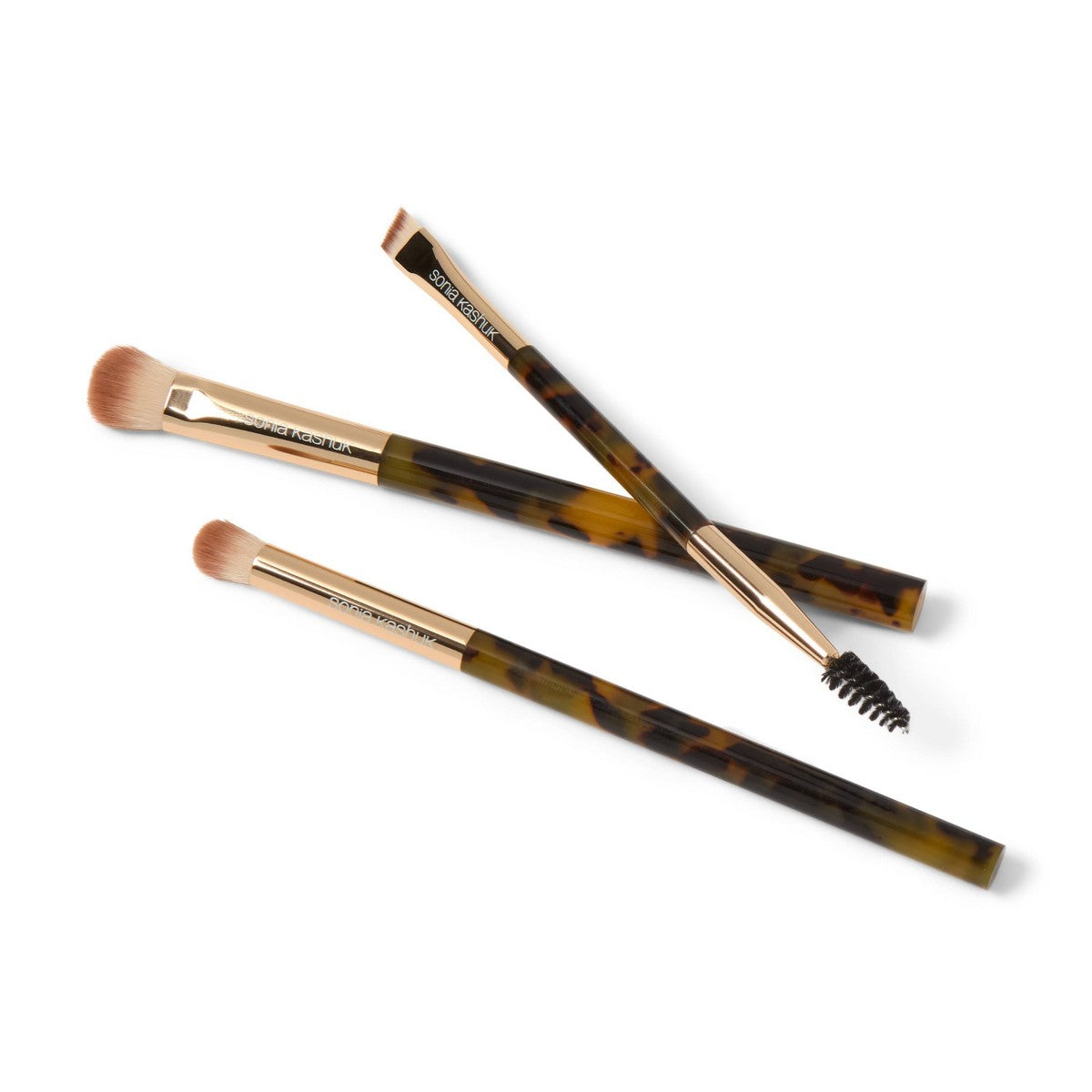 Sonia Kashuk Tortoise Set 3 Brochas Maquillaje Ojos
