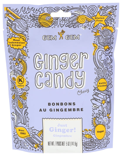 Regalo Gem Gem Caramelos Jengibre 142g X4