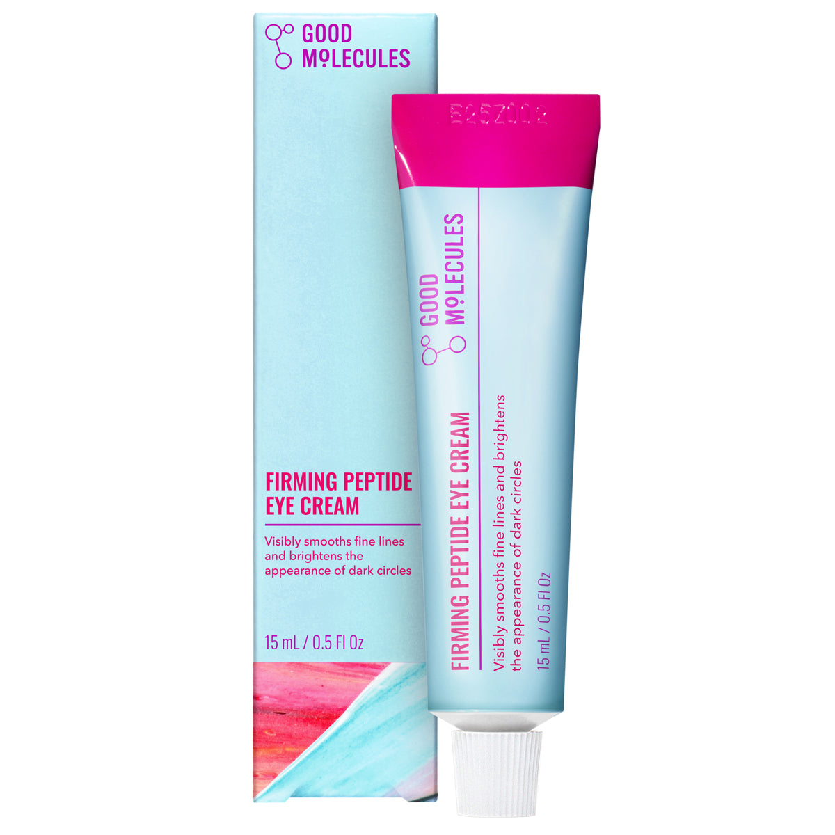 Good Molecules crema contorno ojos péptidos 0.5 fl oz
