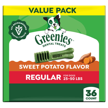 Premios Greenies Camote Regular 36 Piezas
