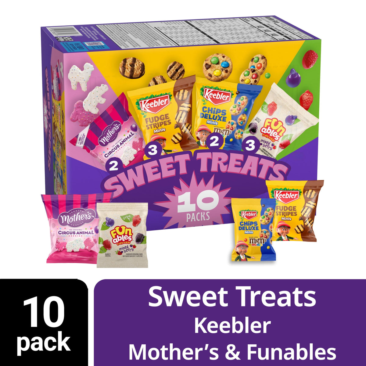 Keebler Variedad De Galletas 10 Paquetes Paquete De 2