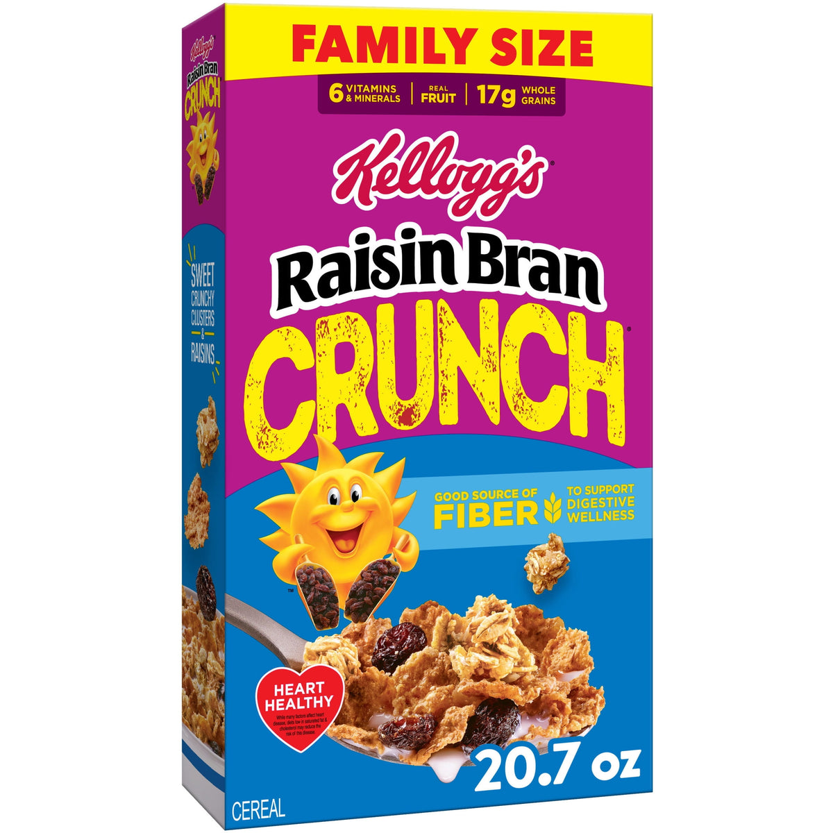 Cereal Kellogg's Raisin Bran Crunch 587g Pack 4